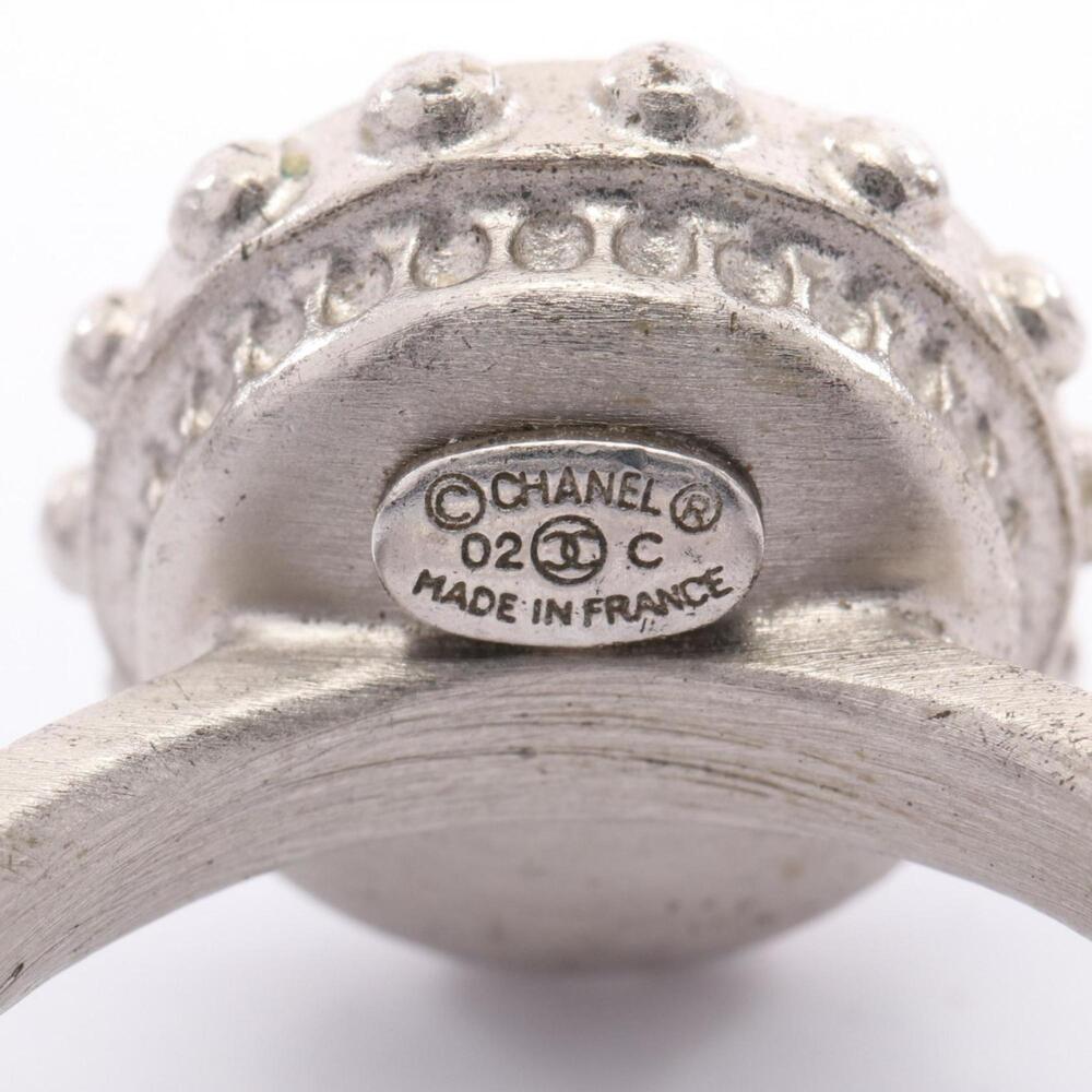 Chanel Cc Logo Ring Sterling Silver #246672C73B - Picture 4 of 6